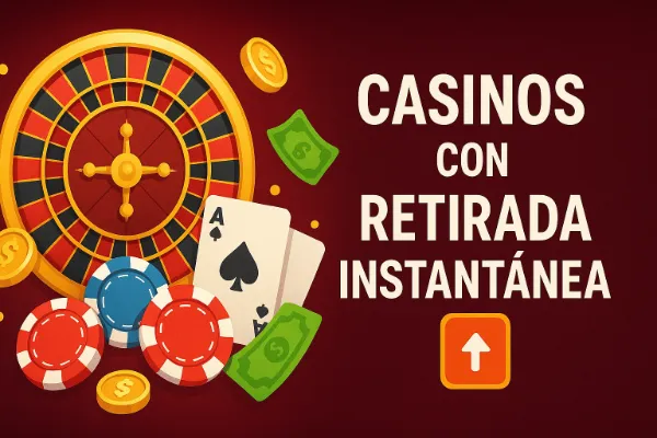 Casinos con retirada instantánea